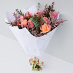 Natively Sweet - peach roses bundle